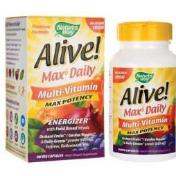 Alive Max 6 Potency No Iron added 90 capsules