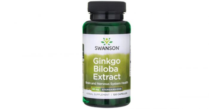 Swanson Ginkgo Biloba 60 mg 120 capsules