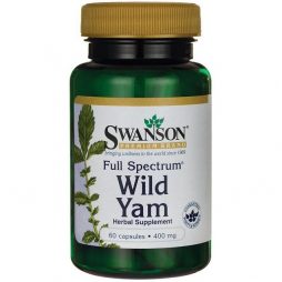 Swanson Wild Yam 400 mg 60 capsules