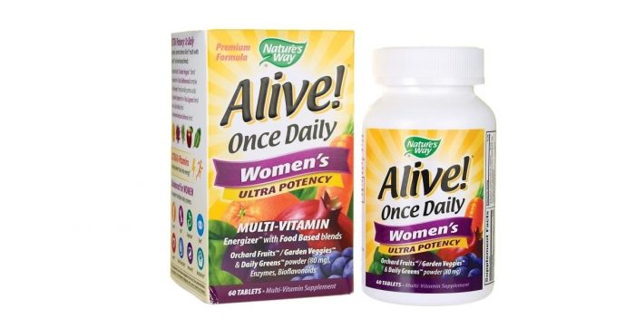Alive Once Daily Women's Ultra Potency 60 tabs