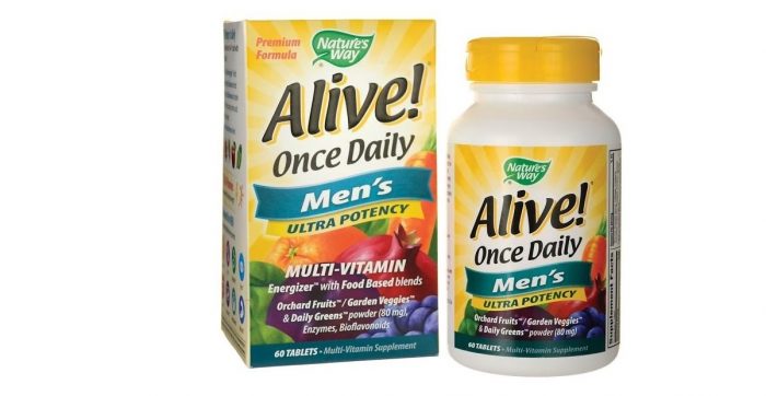 Alive Men Once Daily Ultra Potency Food Energizer