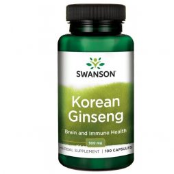 Swanson Korean Ginseng 500 mg 100 caps