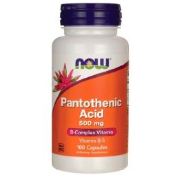 Pantothenic Acid B-Complex 500 mg 100 caps