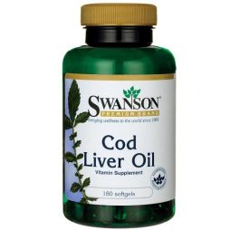 Swanson COD Liver Oil 1250 IU 180 softgels
