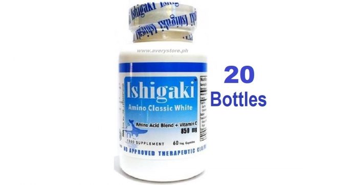 Ishigaki Amino Classic White 60 capsules 20 Bottles
