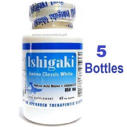 Ishigaki Amino Classic White 60 capsules 5 Bottles