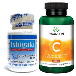 Ishigaki Amino Premium White and Vitamin C with Rosehips 1000 mg