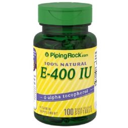 Natural Vitamin E 400 IU 100 softgels