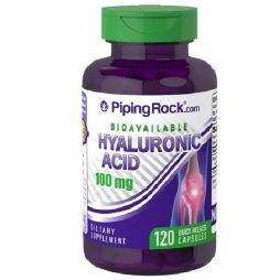 Piping Rock Hyaluronic Acid 100 mg 120 caps Rapid Release