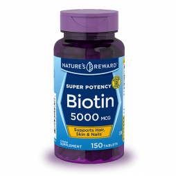 Biotin 5000 mcg 150 tabs