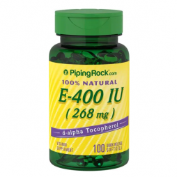 Natural Vitamin E 400 IU 100 Softgels