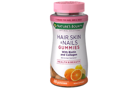Hair Skin and Nails with Biotin and Collagen 80 Gummies
